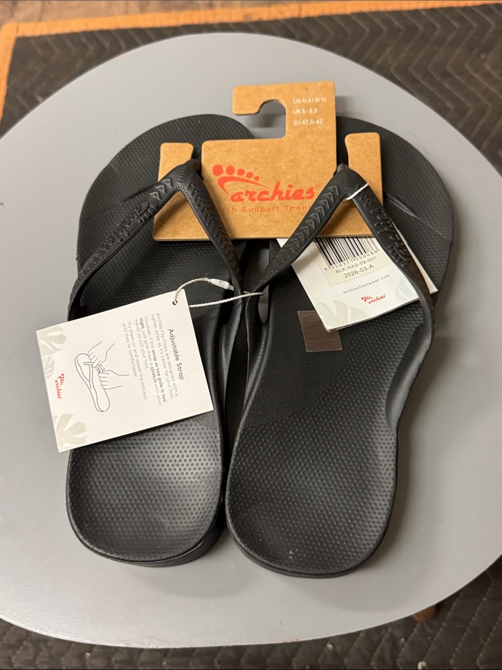 Women’s archie flip flops - Picture 3 of 7